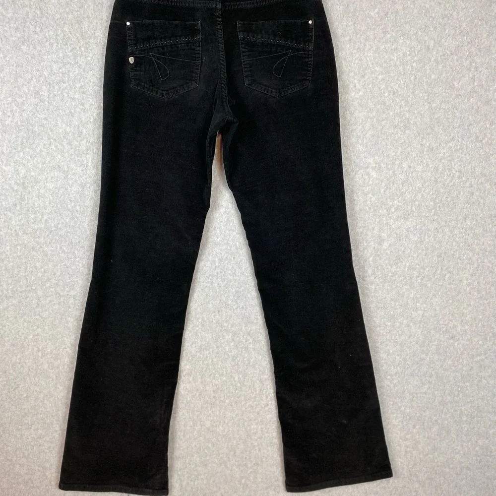 Vintage Black Jag Corduroy Jeans Size 6 - Picture 2 of 10